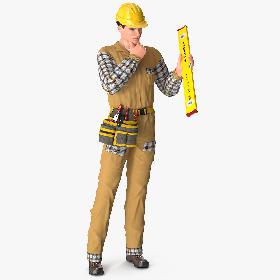 Builder Thinking 3D model